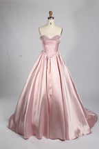 Wholesale Dusty Blue Pearls Mikado Ball Gown Prom Dress 33386