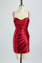 Wholesale Glamorous Satin Short Prom Dress Elegance 32780S