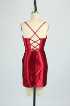 Wholesale Glamorous Satin Short Prom Dress Elegance 32780S