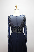 Wholesale Beaded Mother of Bride Dress with Long Sleeves 32540B