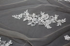 Wholesale Embroidered Cathedral Bridal Veil t050