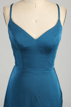 Manufacturer Satin Strappy Back Cocktail Dress QT011S