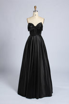 Wholesale Pink Satin Strapless Ball Gown with Bow Detail 33403b