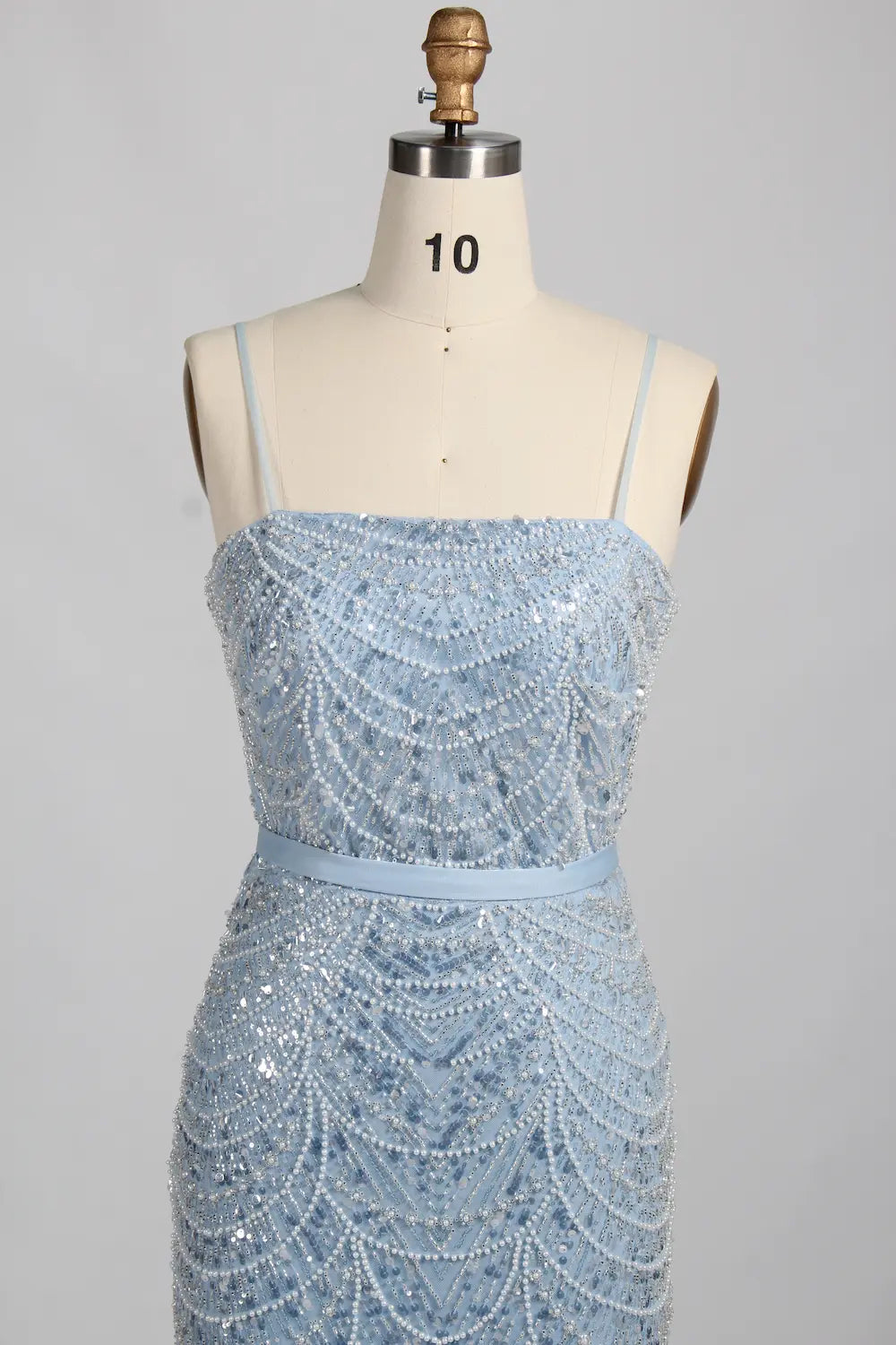 Beaded Fit and Flare Mother of the Bride Dress with Detachable Cape KY025