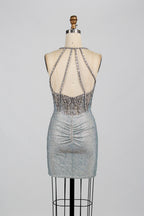 Wholesale Glamorous Hand-Beaded and Rhinestone short prom Dress kt1384