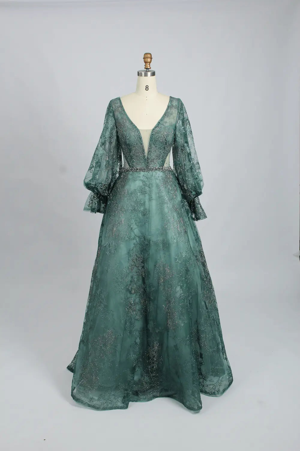 Timeless A-Line Mother of the Bride Dress with Long Sleeves KS003