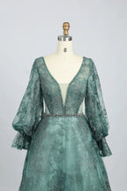 Timeless A-Line Mother of the Bride Dress with Long Sleeves KS003