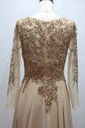 Wholesale Multi-Color Sequin Long-Sleeve Mother Dress 32360