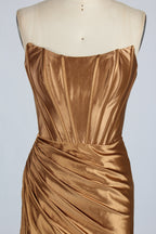 Manufacturer Satin Strapless Corset Cocktail Dress D - 116S
