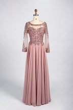 Wholesale Lilac Embroidered Tulle Mother - of - the - Bride Gown 33041