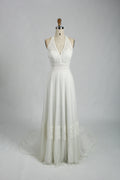 Wholesale Lace Halter Neck Wedding Dress 32846
