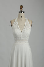 Wholesale Lace Halter Neck Wedding Dress 32846