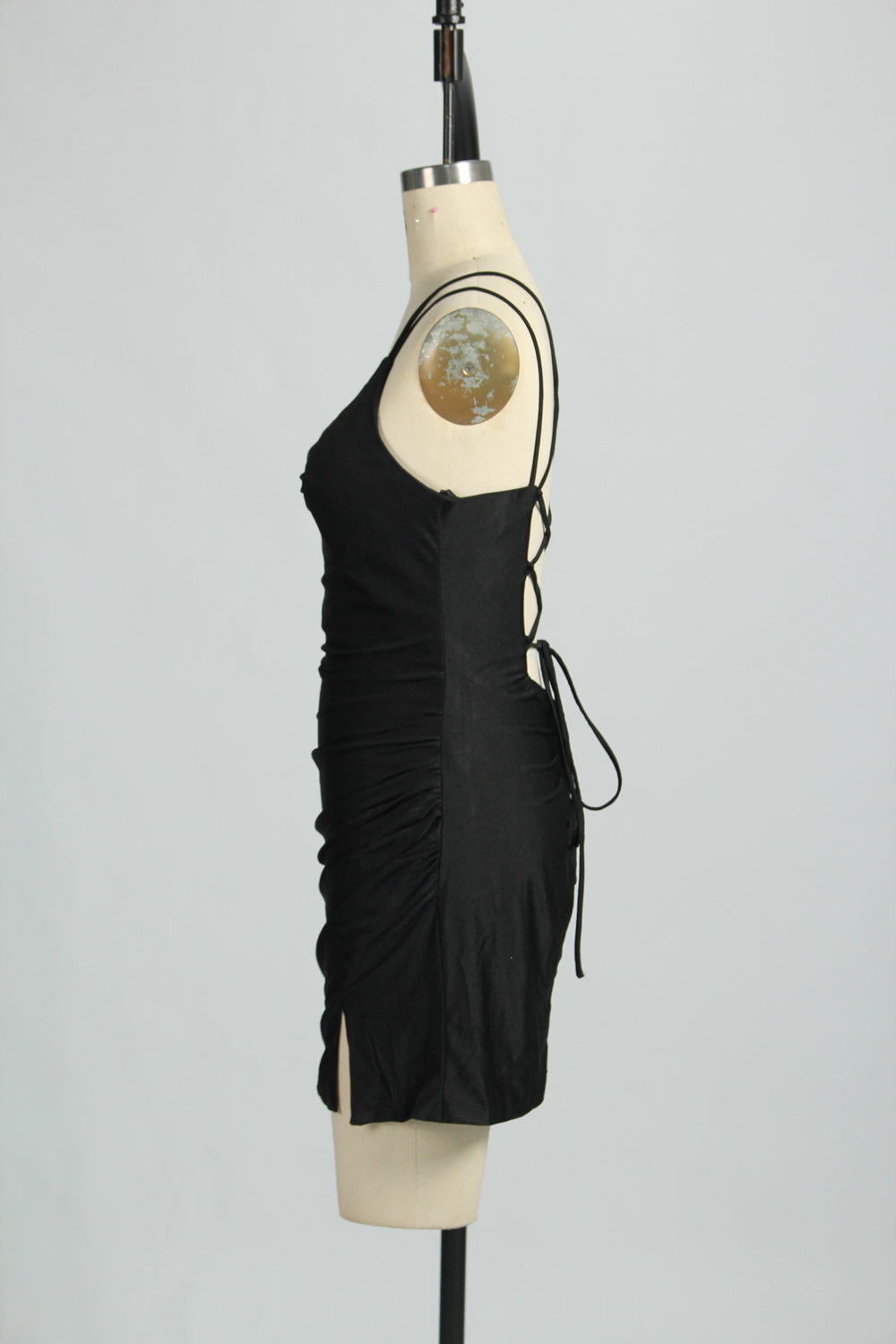 Wholesale Satin Spaghetti Strap Bodycon Cocktail Dress 32663S