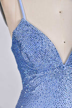 Wholesale Dazzling Prom Short Dress with Heat-Set Rhinestones 32858B
